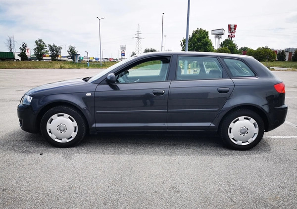 Audi A3 cena 21900 przebieg: 209000, rok produkcji 2008 z Miechów małe 301